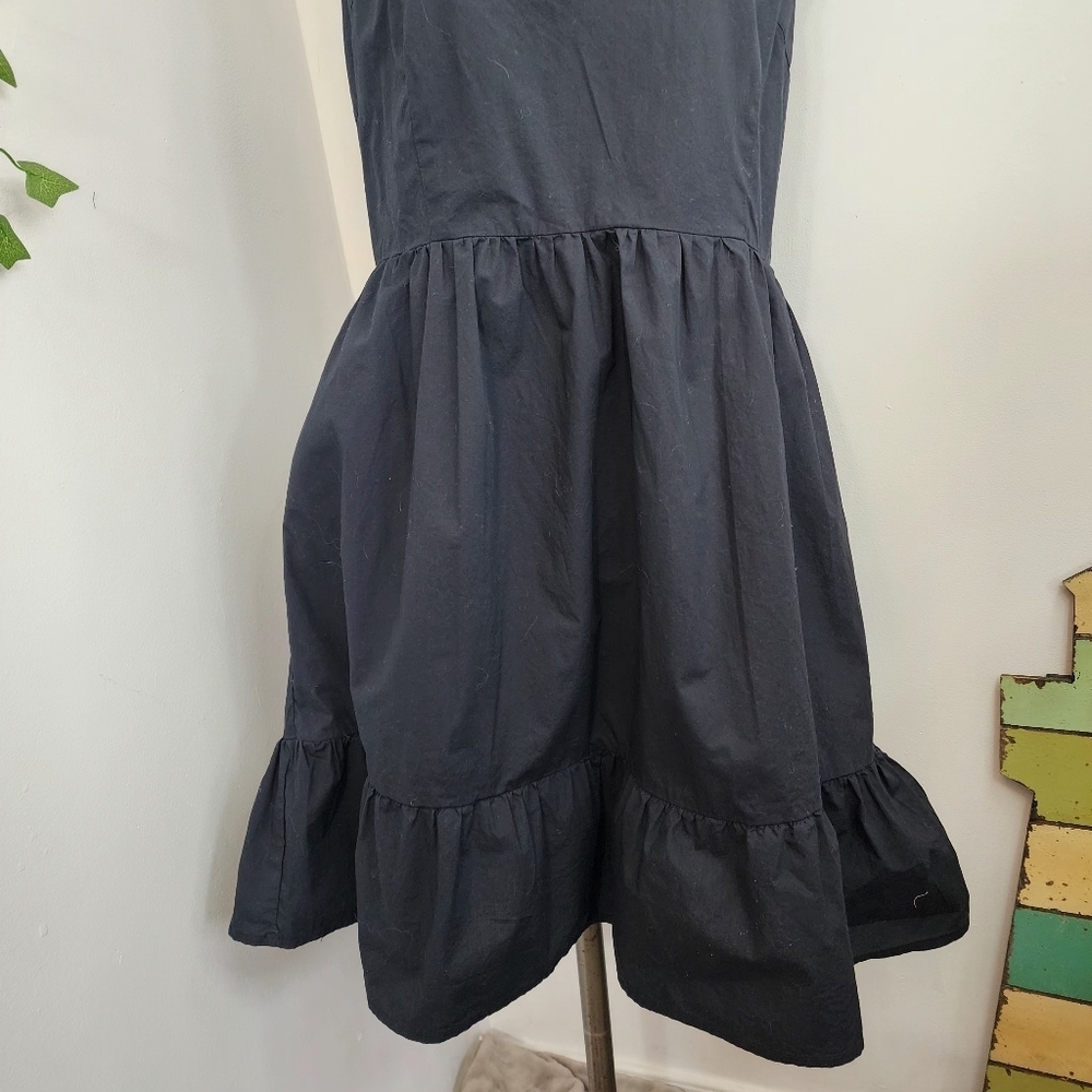 Who What Wear Backless Ruffle Strap Dress Back Bow Mini Cutout Sundress - Picture 5 of 11